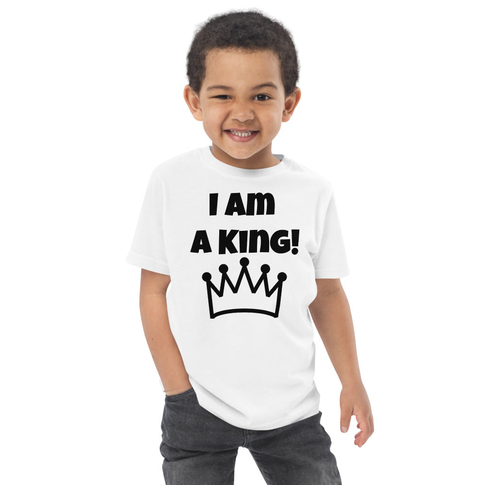 young king Toddler jersey t-shirt