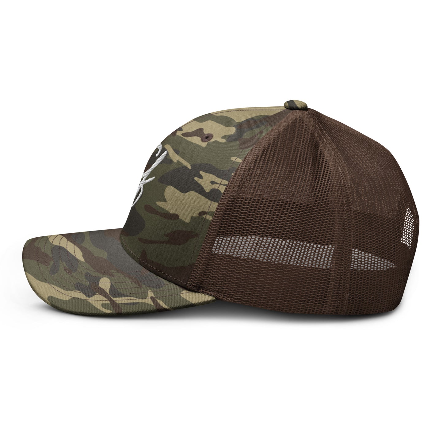 sf Camouflage trucker hat