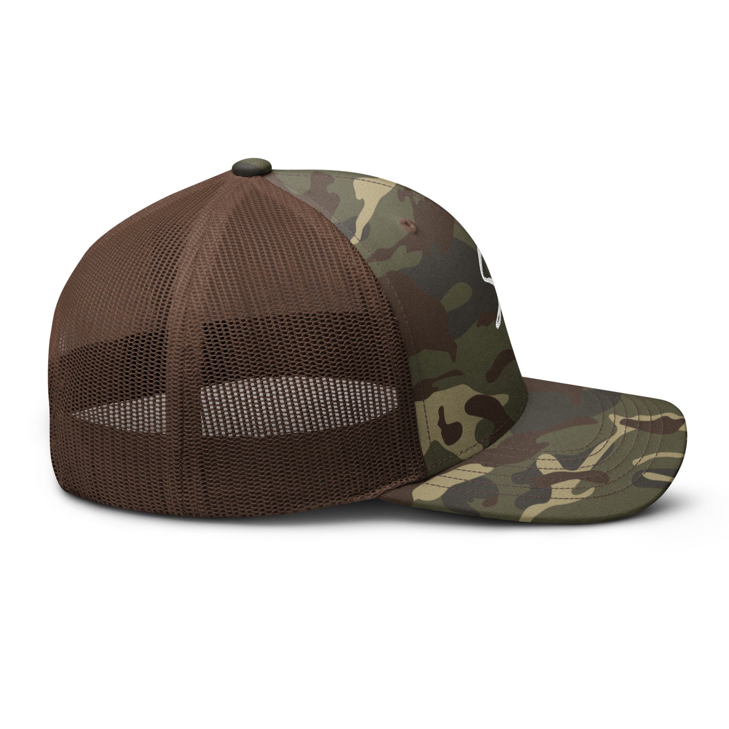 sf Camouflage trucker hat