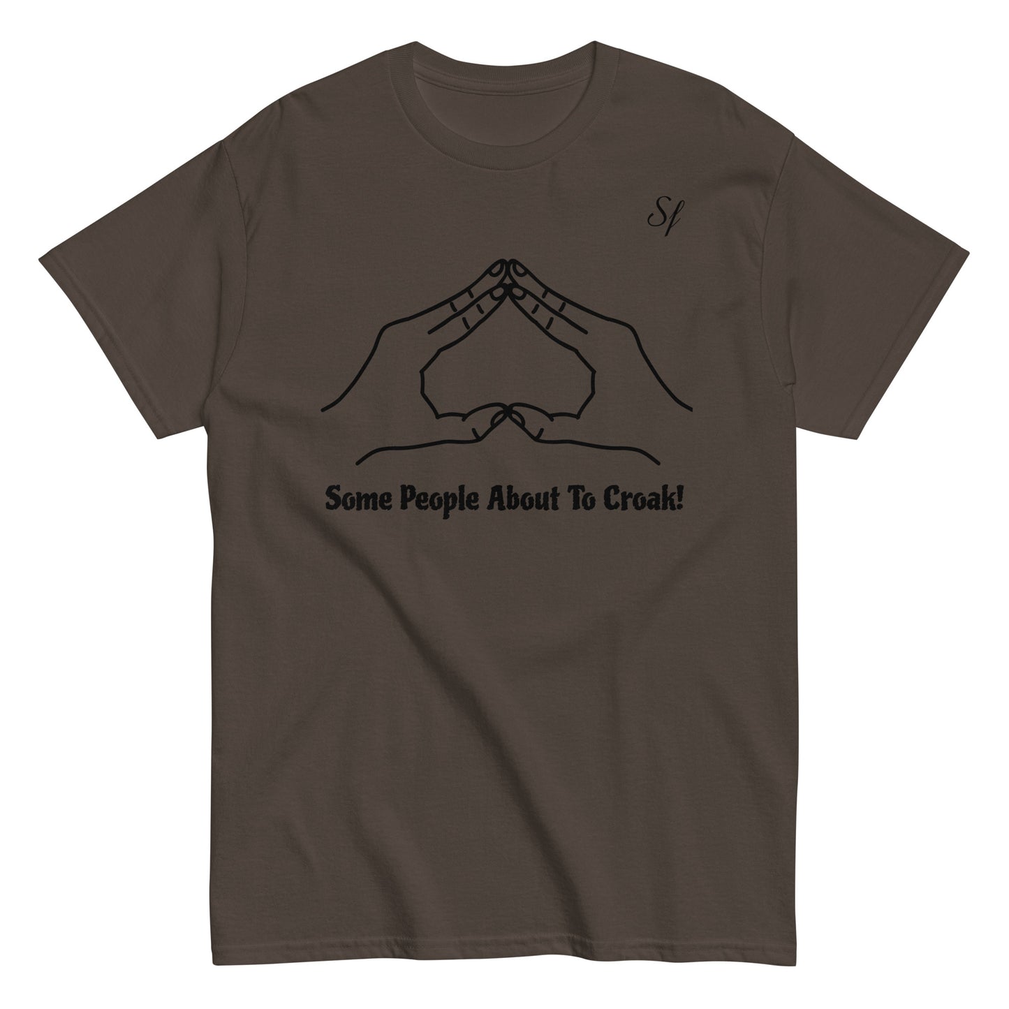 some people about to croak Men's classic tee
