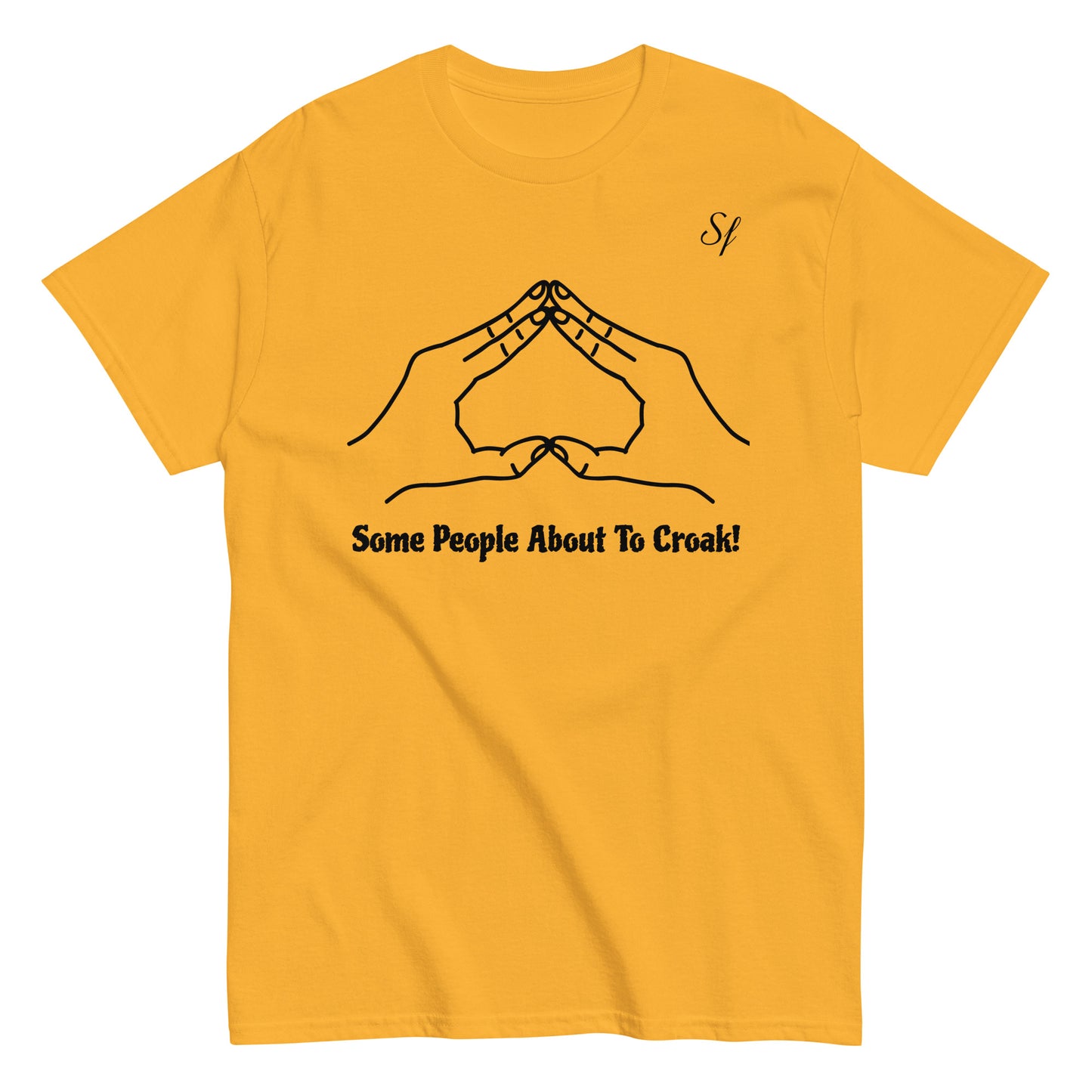 some people about to croak Men's classic tee
