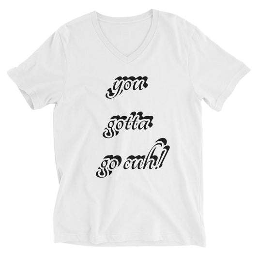 Unisex Short Sleeve V-Neck T-Shirt